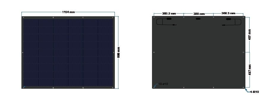 Kit Solaire Flexible 800W – 4 × 200W – Image 2